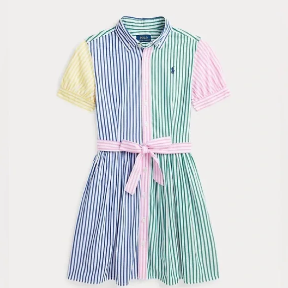 Ralph Lauren | Dresses | Ralph Lauren Striped Cotton Fun Shirtdress |  Poshmark